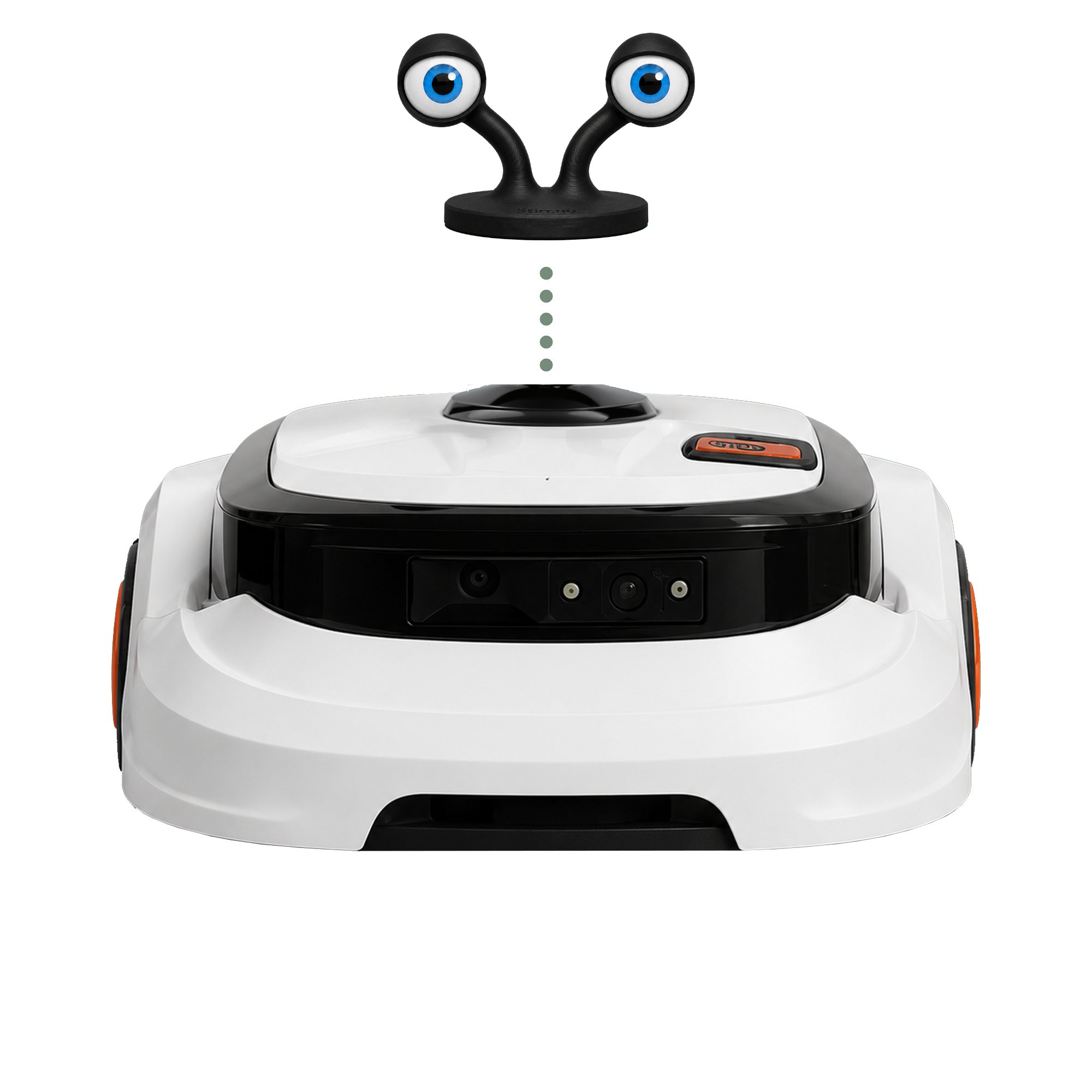 Stirr øyne — montering på robot
