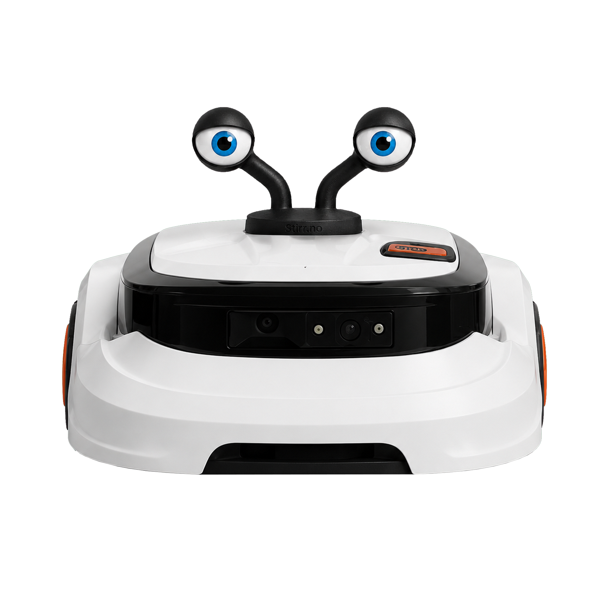 Stirr øyne — montert på robot